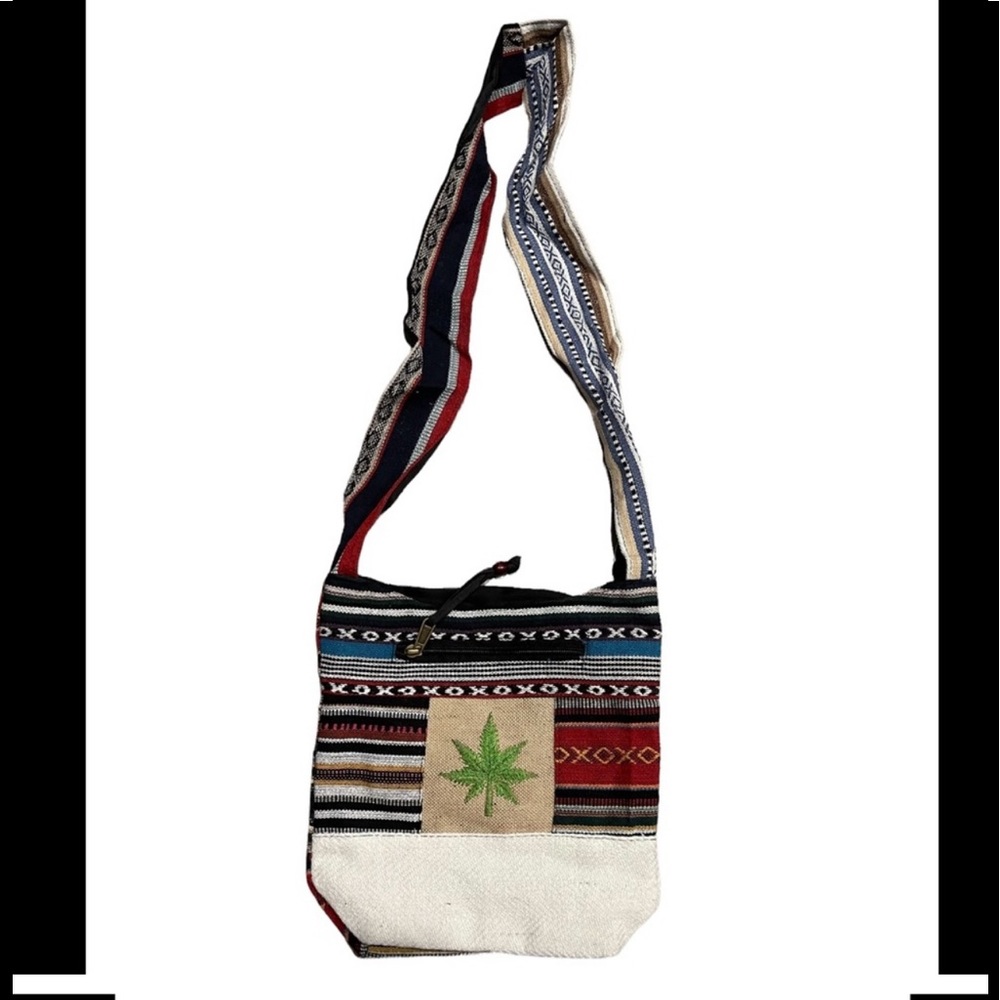 NWT.  Handmade Bag from Sacred Threads.  CL/GR 13